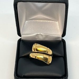 Towle Sterling Gold Vermeil Bybass ring
